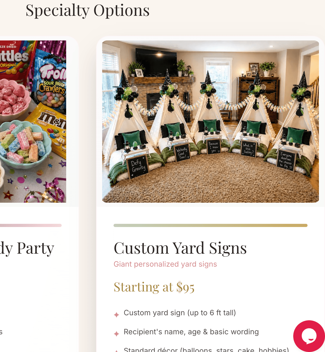 Custom yard sign celebration display