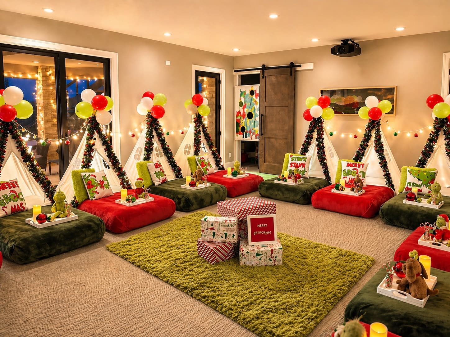 Who says the Grinch can't throw a party? Merry mayhem with green, red, and all the Whoville charm your heart can hold.