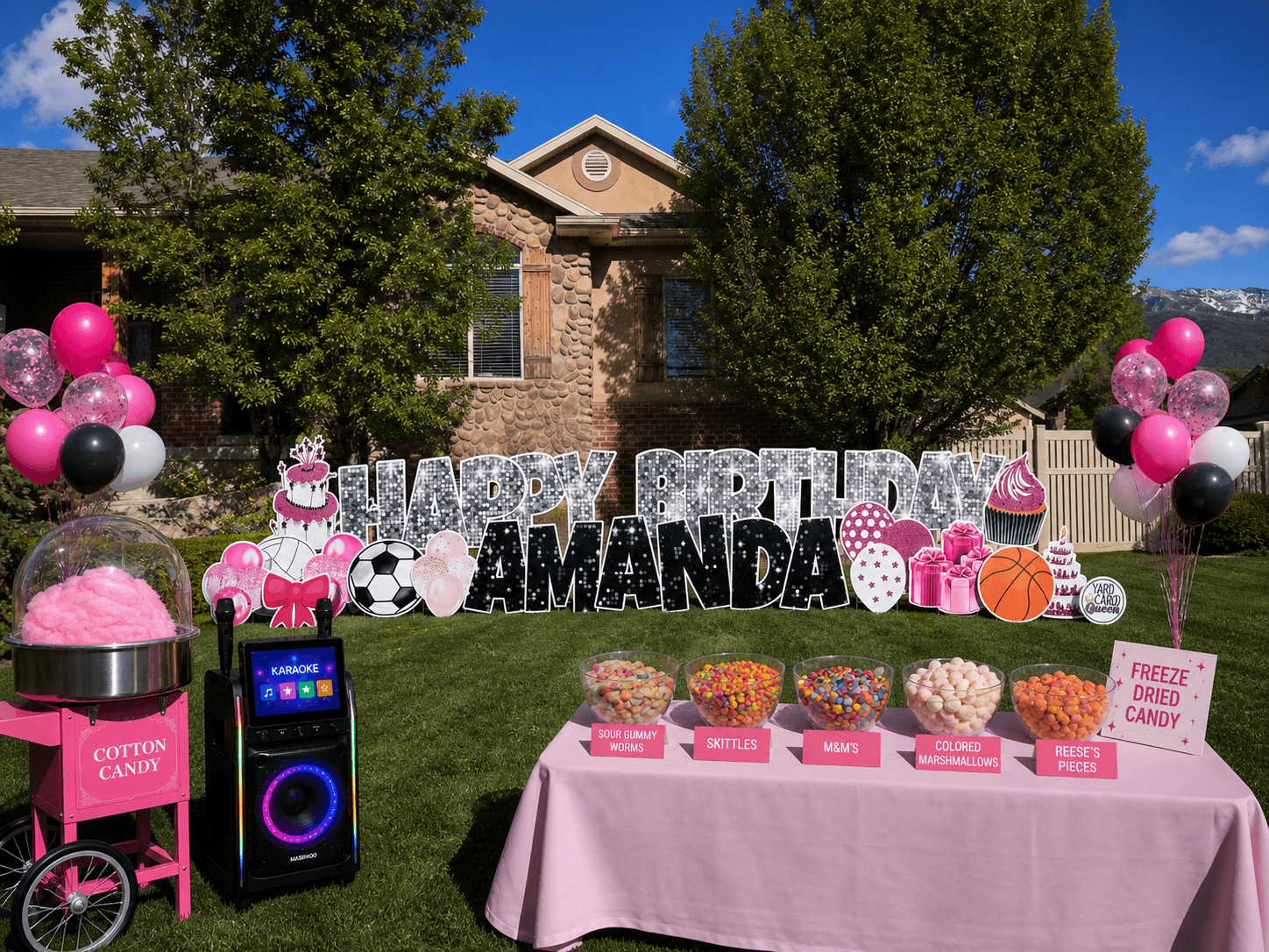 DIY party package with games and entertainment essentials