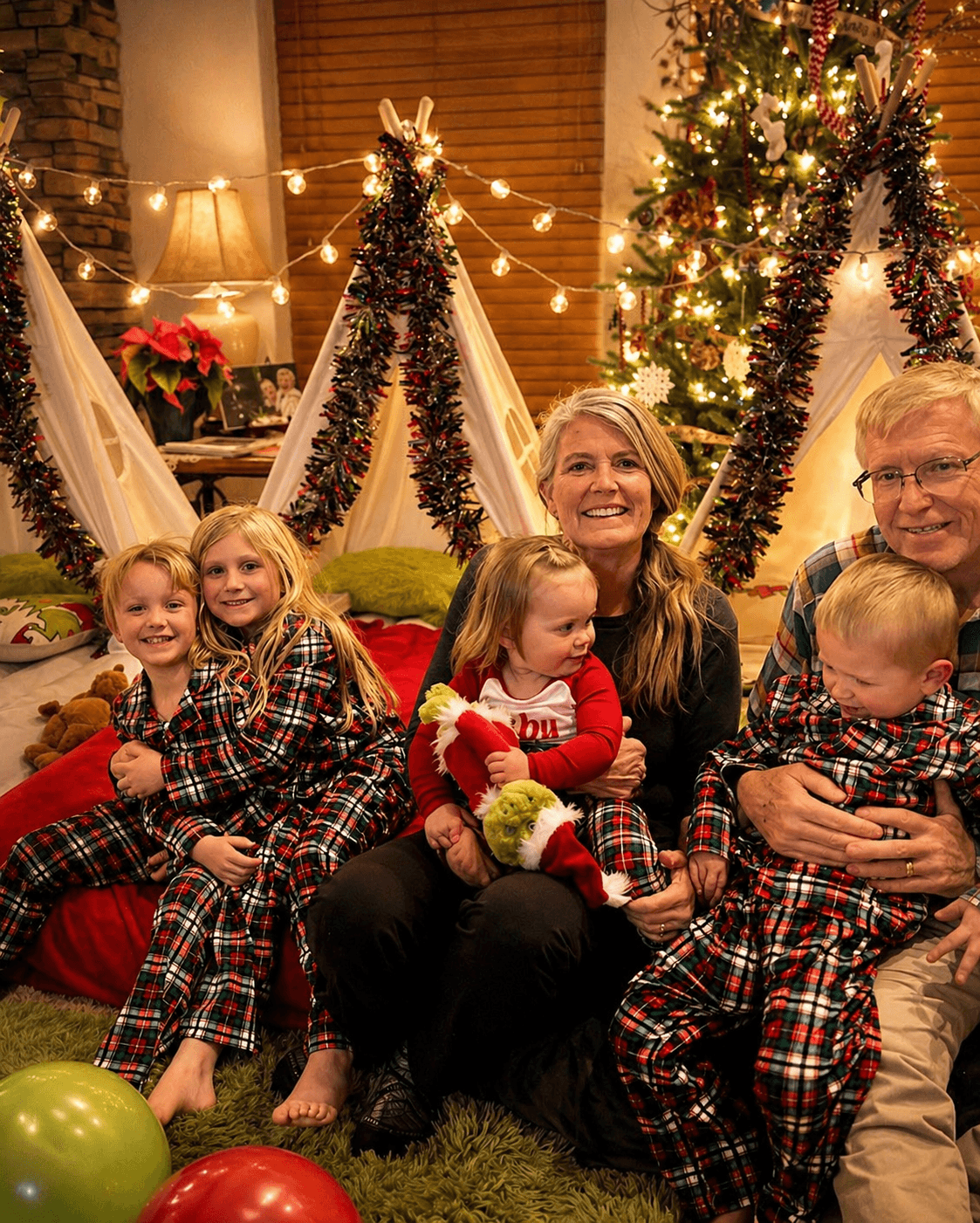 Nana Bash teepee party setup